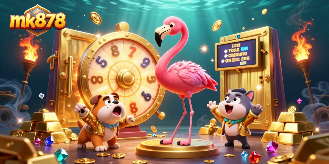 Spin the prize wheel with mk878 for exciting gaming moments filled with gold and gems.
