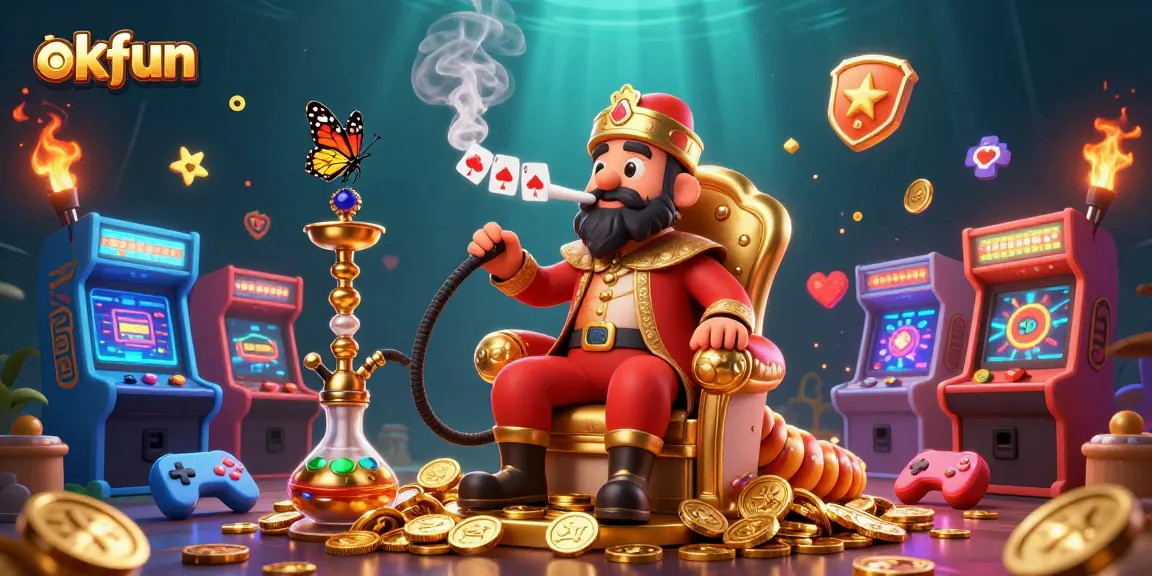 Engage in the thrilling casino world with okfun, where a colorful caterpillar master rules the game.