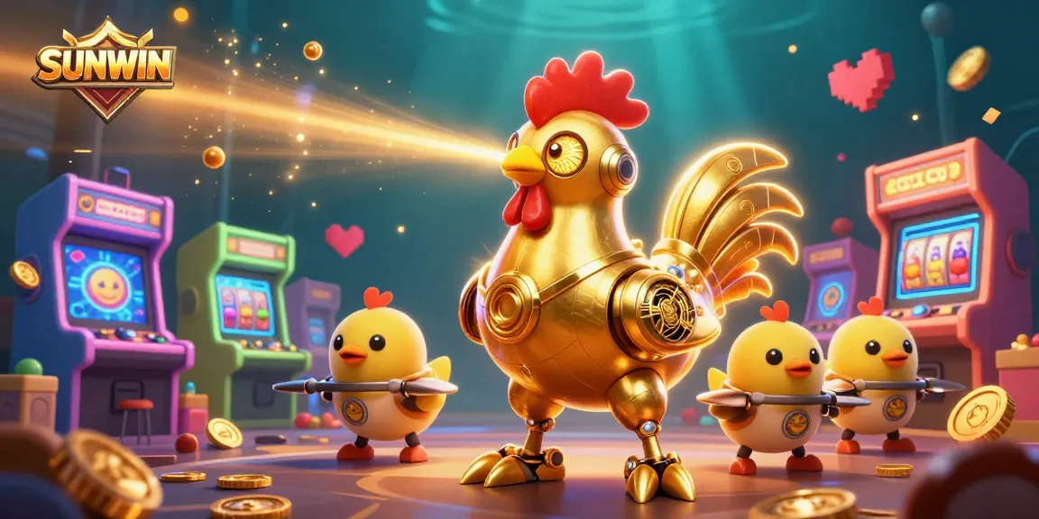 SUNWIN offers thrilling casino experiences with vibrant robots and captivating game elements.