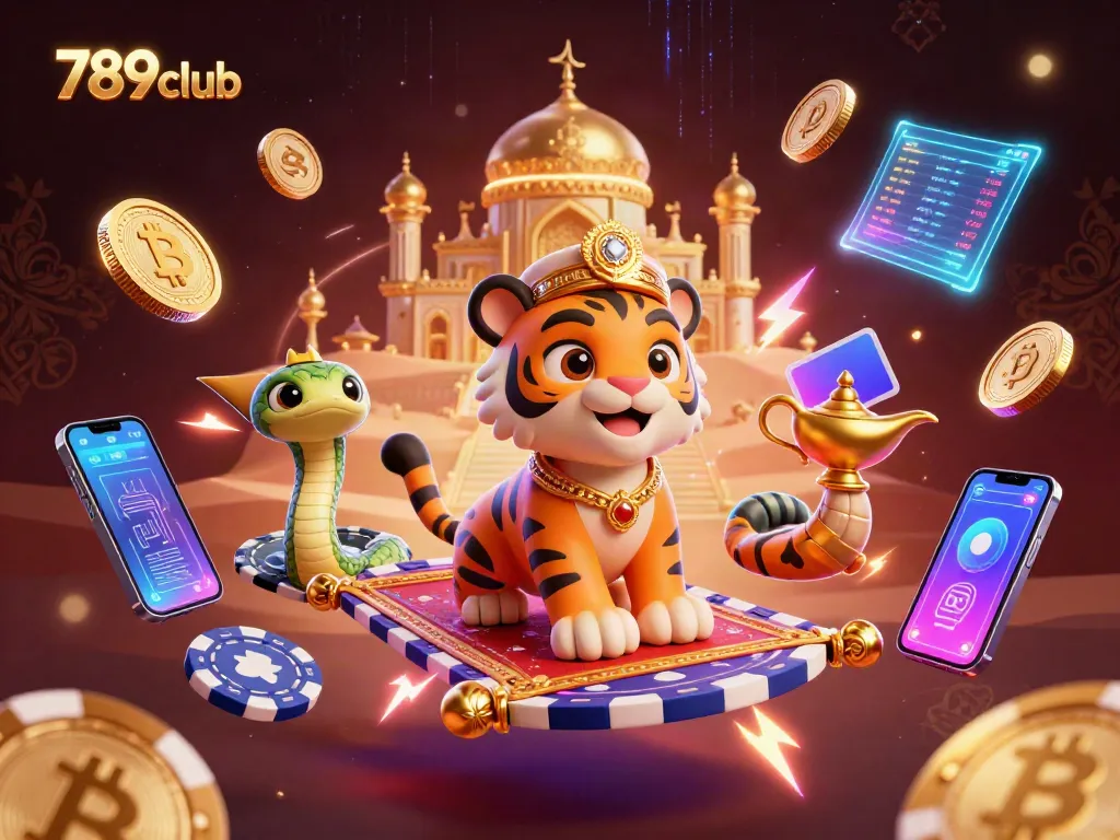 Experience wins with 789club in a vibrant 3D casino scene filled with action and excitement.
