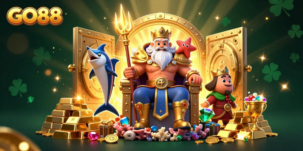 Spin to win at GO88, where riches abound amid stellar underwater treasures.
