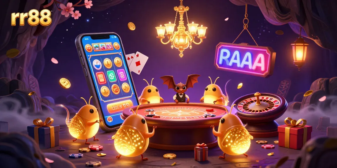 Illuminate your gaming experience with rr88's glowing casino ambiance filled with vibrant games.