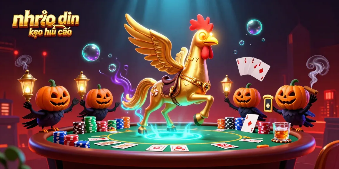 Enhance your betting experience with nhận định kèo nhà cái, featuring a golden rooster in an exciting casino scene.