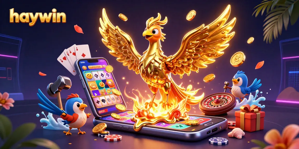 Người chơi tham gia cùng haywin trong không gian casino 3D nhiều màu sắc và sinh động.