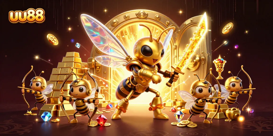 Experience thrilling gameplay at uu88 with a dynamic illustration of casino adventure.