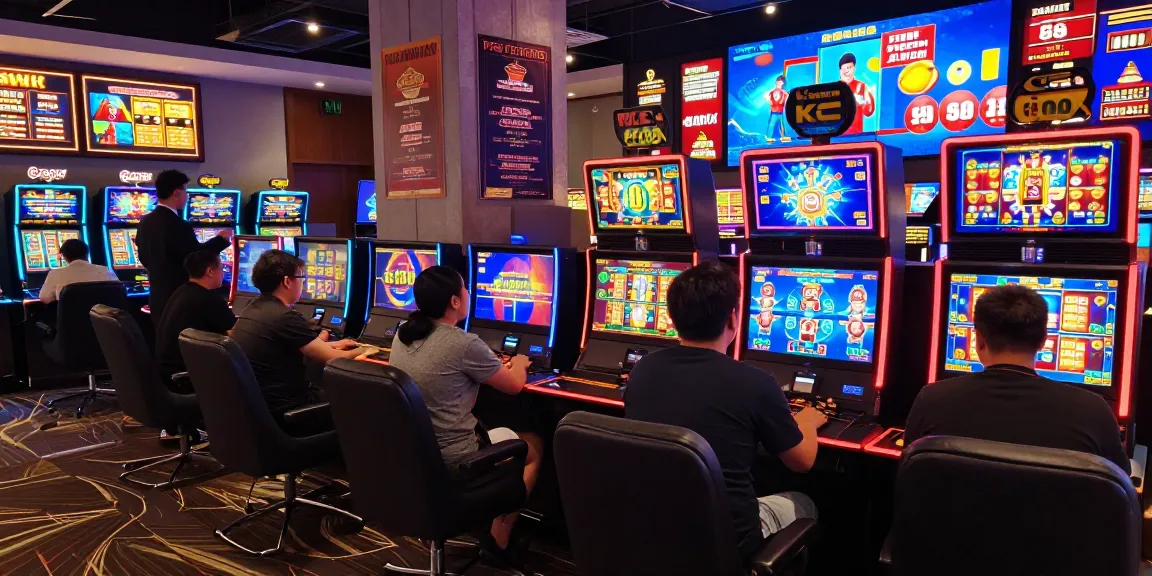 Engaged players in an exciting slot gacor online gaming environment with vibrant graphics and jackpots.