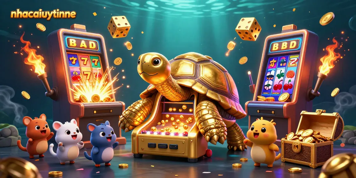 Experience the excitement of nhacaiuytinne with the colossal golden tortoise pinball machine and jackpot delights!