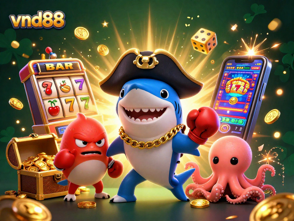 Experience dynamic gaming excitement at vnd88 with vibrant characters and winning slots.