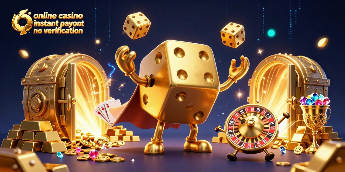 Play at an online casino for instant payout without verification required, with exciting gaming visuals.