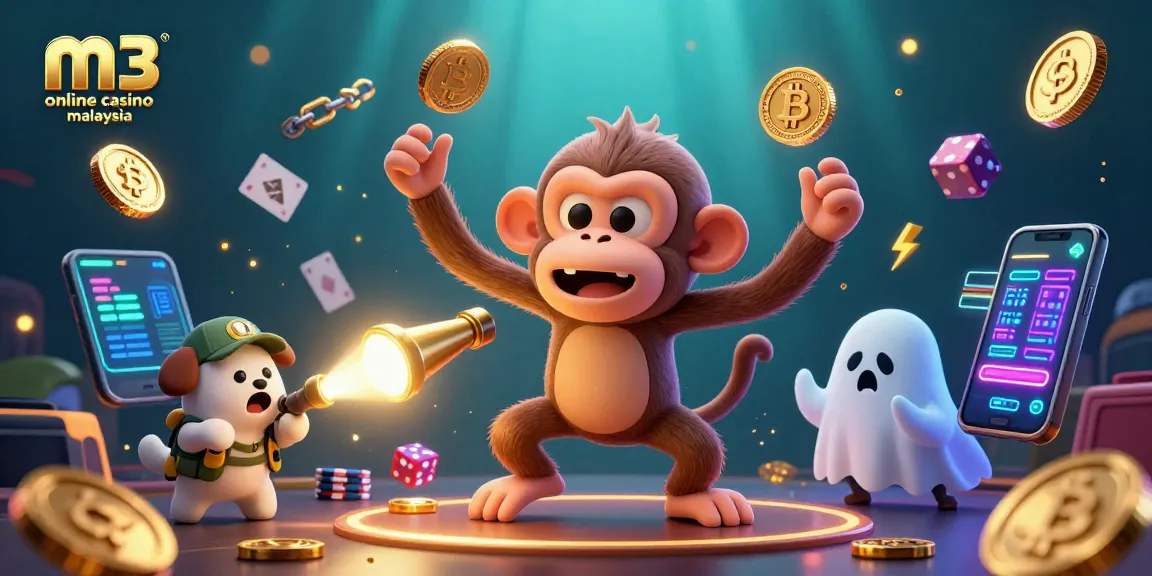 Experience m3 online casino malaysia with a playful poltergeist monkey and ghost-hunter puppy in action.