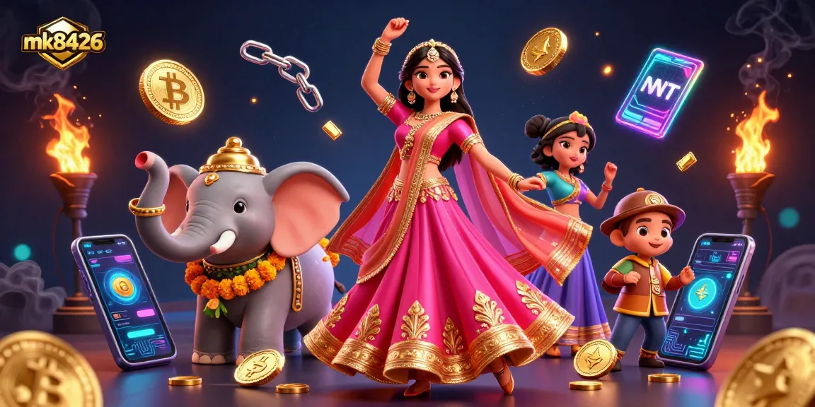 Experience exciting gaming at mk8426 with vibrant casino-themed illustration packed with engagement and energy.