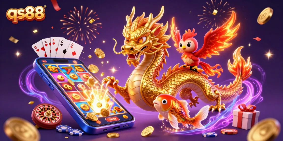 Experience thrilling wins with qs88 as the golden dragon, phoenix, and koi fish dominate the casino scene!