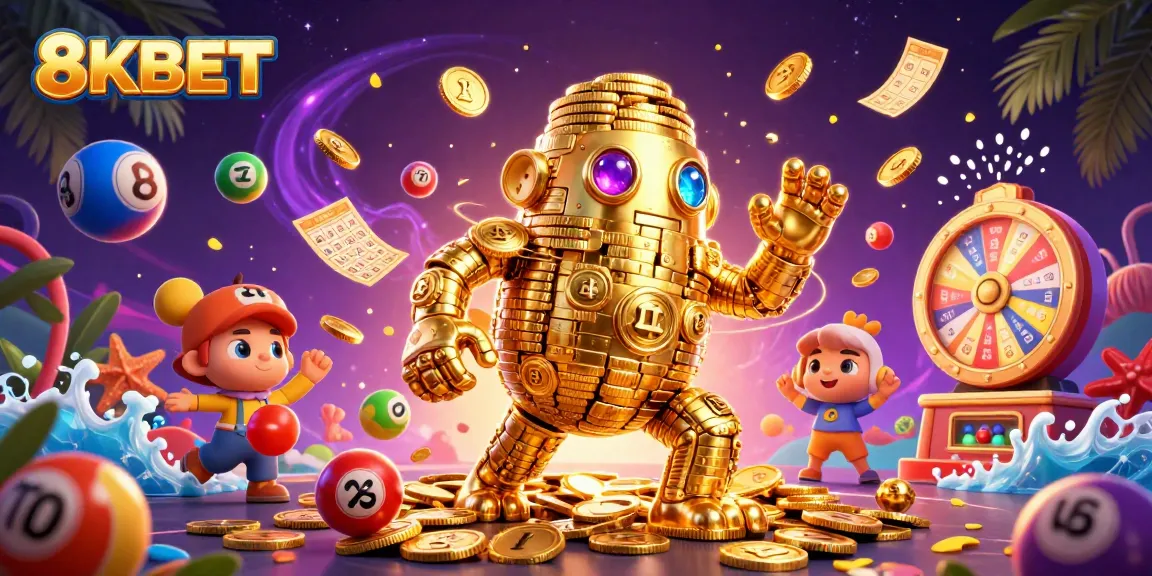 Engage with 8KBET's vibrant gambling adventure featuring dynamic lottery and casino elements.