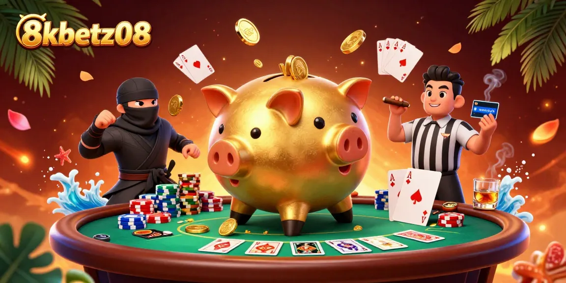 Engage in exciting gameplay with 8xbetz08's dynamic casino scene featuring thrilling poker action.