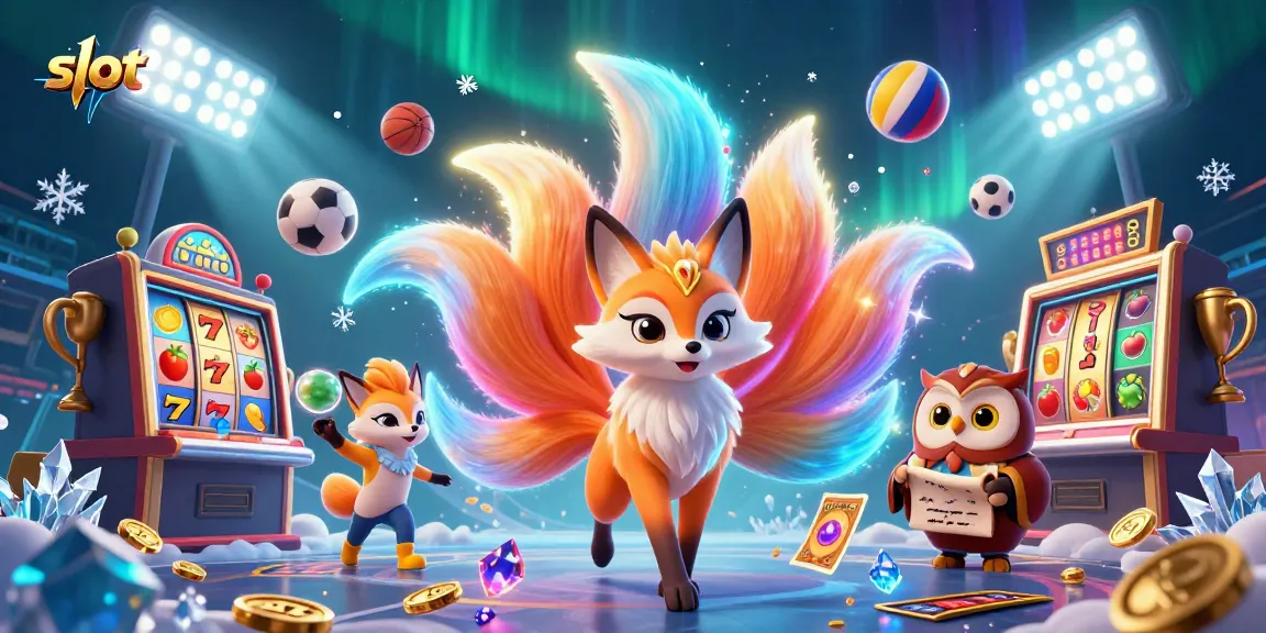 Slot berkelap-kelip menampilkan karakter kartun magis dalam suasana yang memukau.