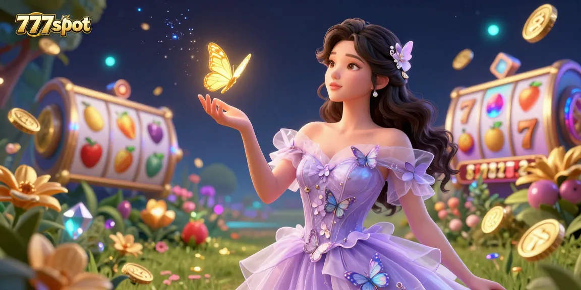 Experience thrilling gameplay with 777slot in a vibrant casino environment filled with dynamic elements.
