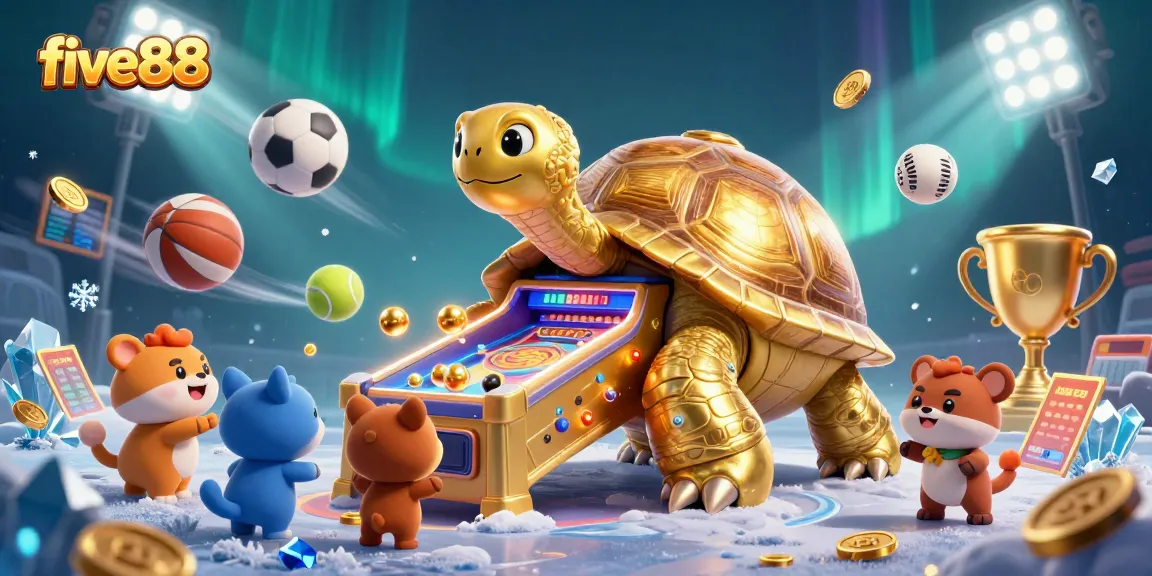 Experience thrilling gameplay at five88 with a festive 3D cartoon casino atmosphere.