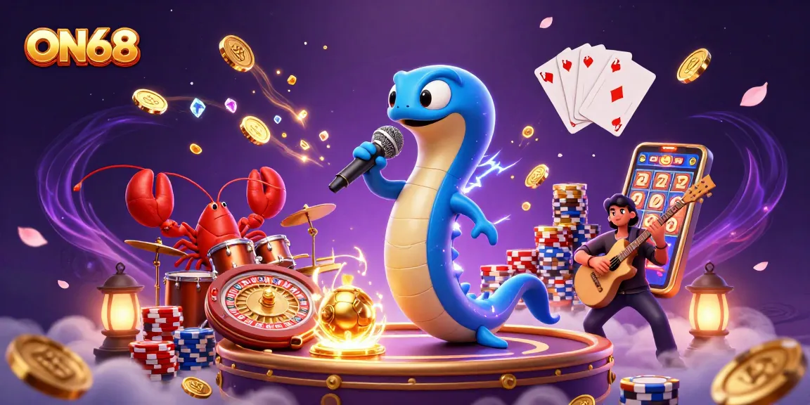 Experience the vibrant underwater casino adventures at ON68 with electrifying performances and dynamic gaming action.