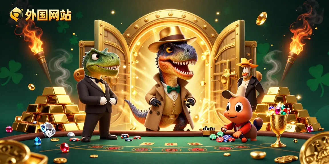 Engage with the vibrant scene of a velociraptor at a blackjack table, ideal for 外围网站 enthusiasts.